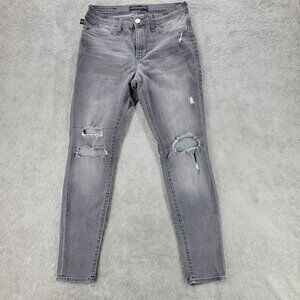Rock & Republic-Grey Distressed Skinny Jeans Kashmiere Women's SZ 10M